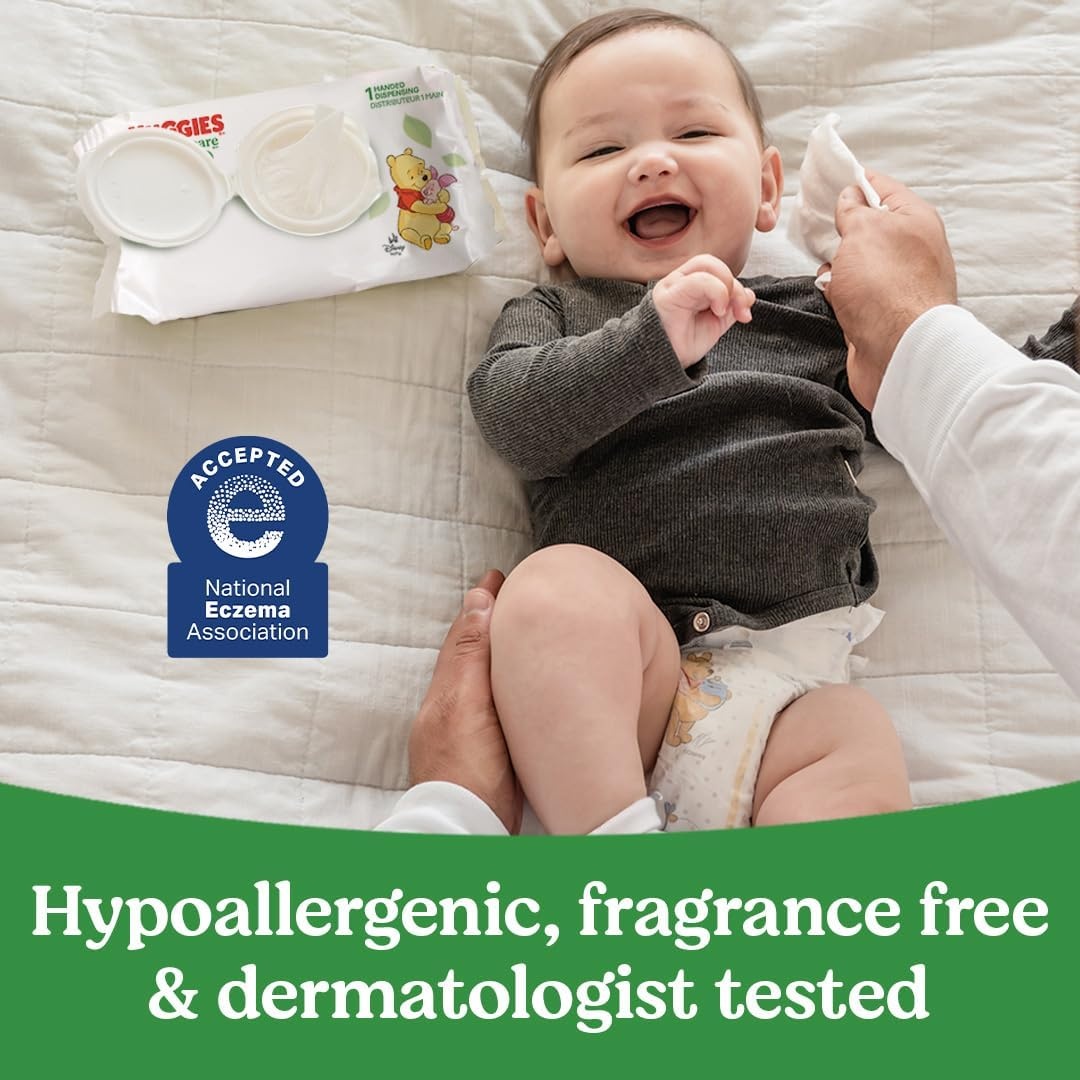image:imageHuggies Little Snugglers Baby Diapers with Huggies Natural Care Sensitive Baby Wipes Size 2 1218 lbs 186 Diapers amp 768 Wipes Packaging May VarySize 3