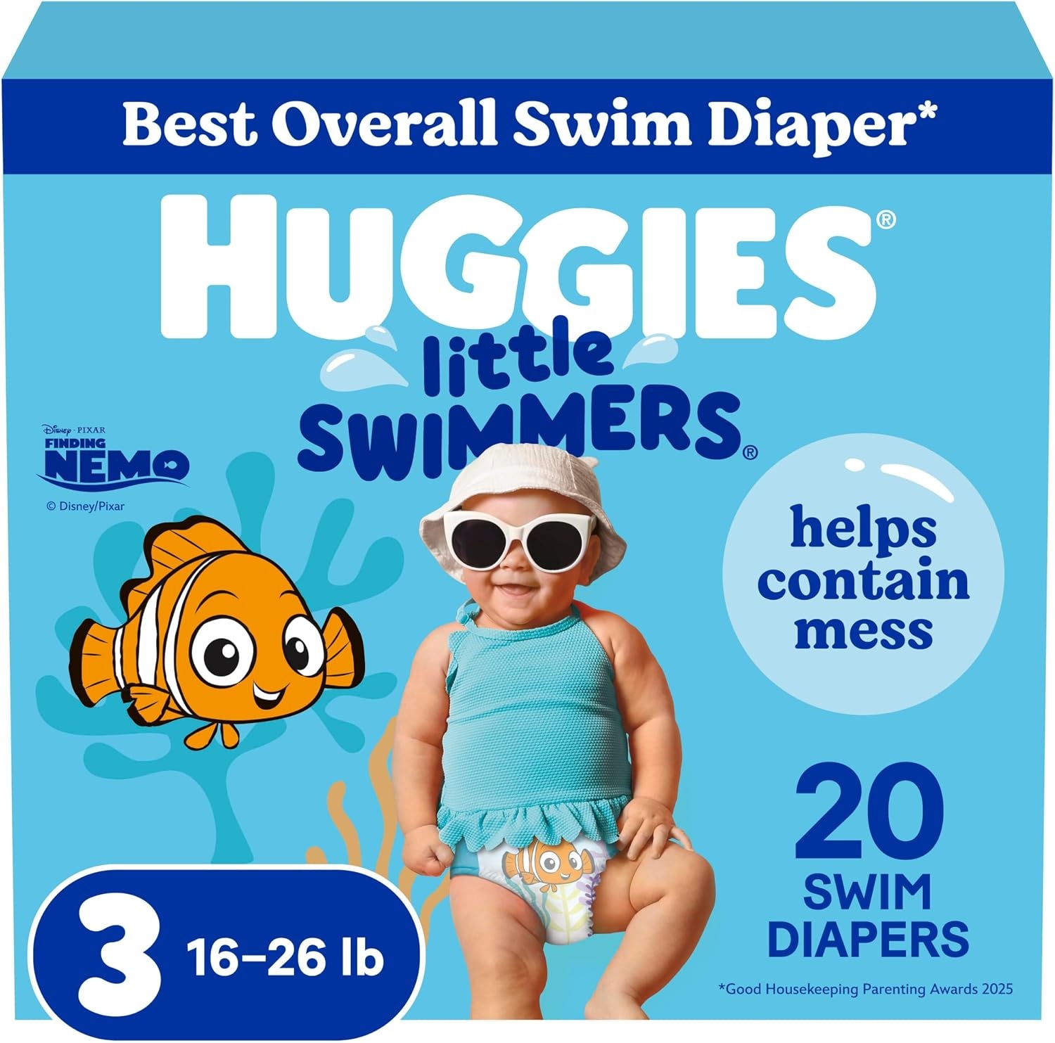 image:imageHuggies Little Swimmers Swim Diapers Size 56 17 CountSize 3