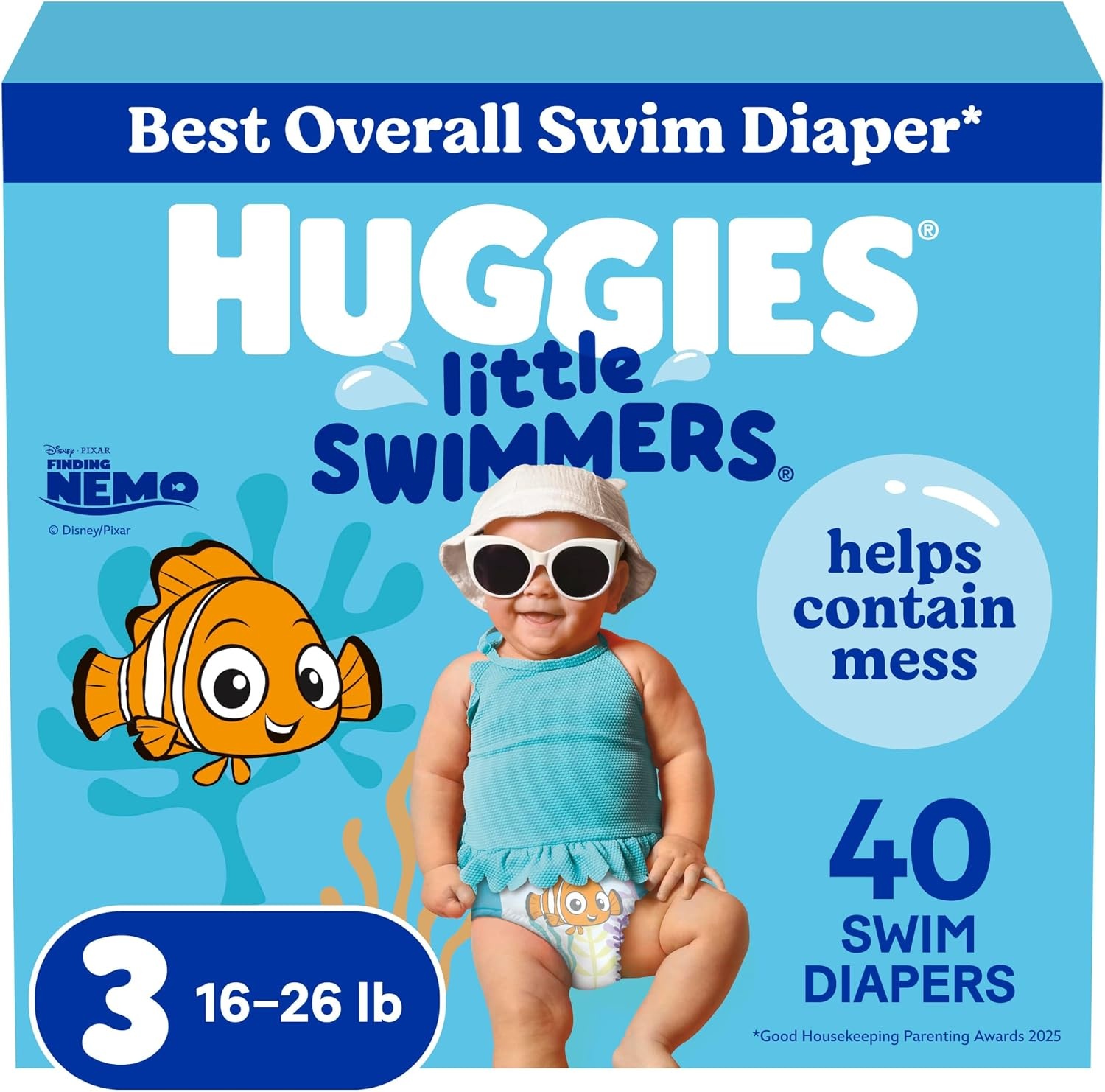 image:imageHuggies Little Swimmers Swim Diapers Size 56 17 CountSize 3