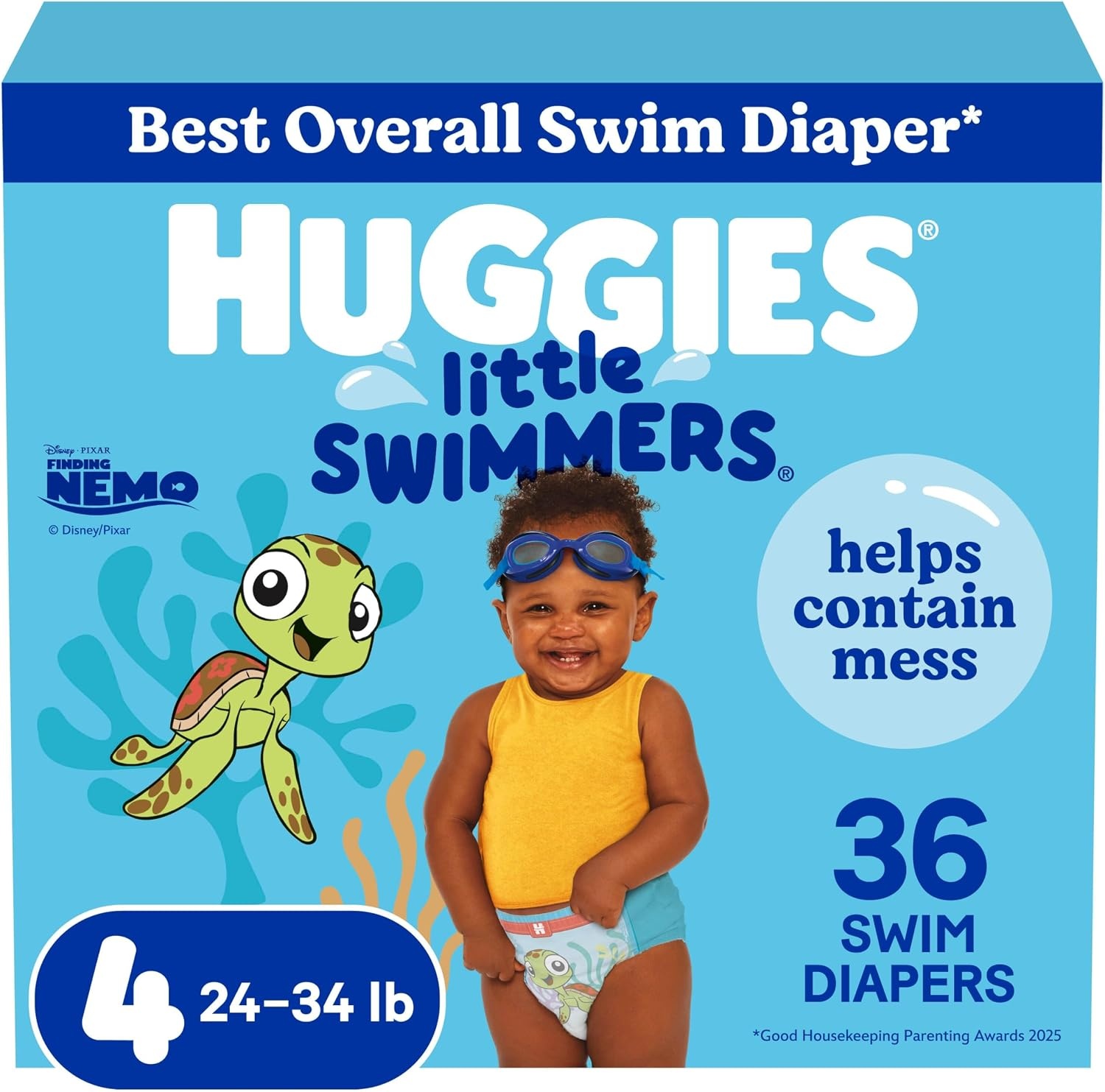 image:imageHuggies Little Swimmers Swim Diapers Size 56 17 CountSize 4