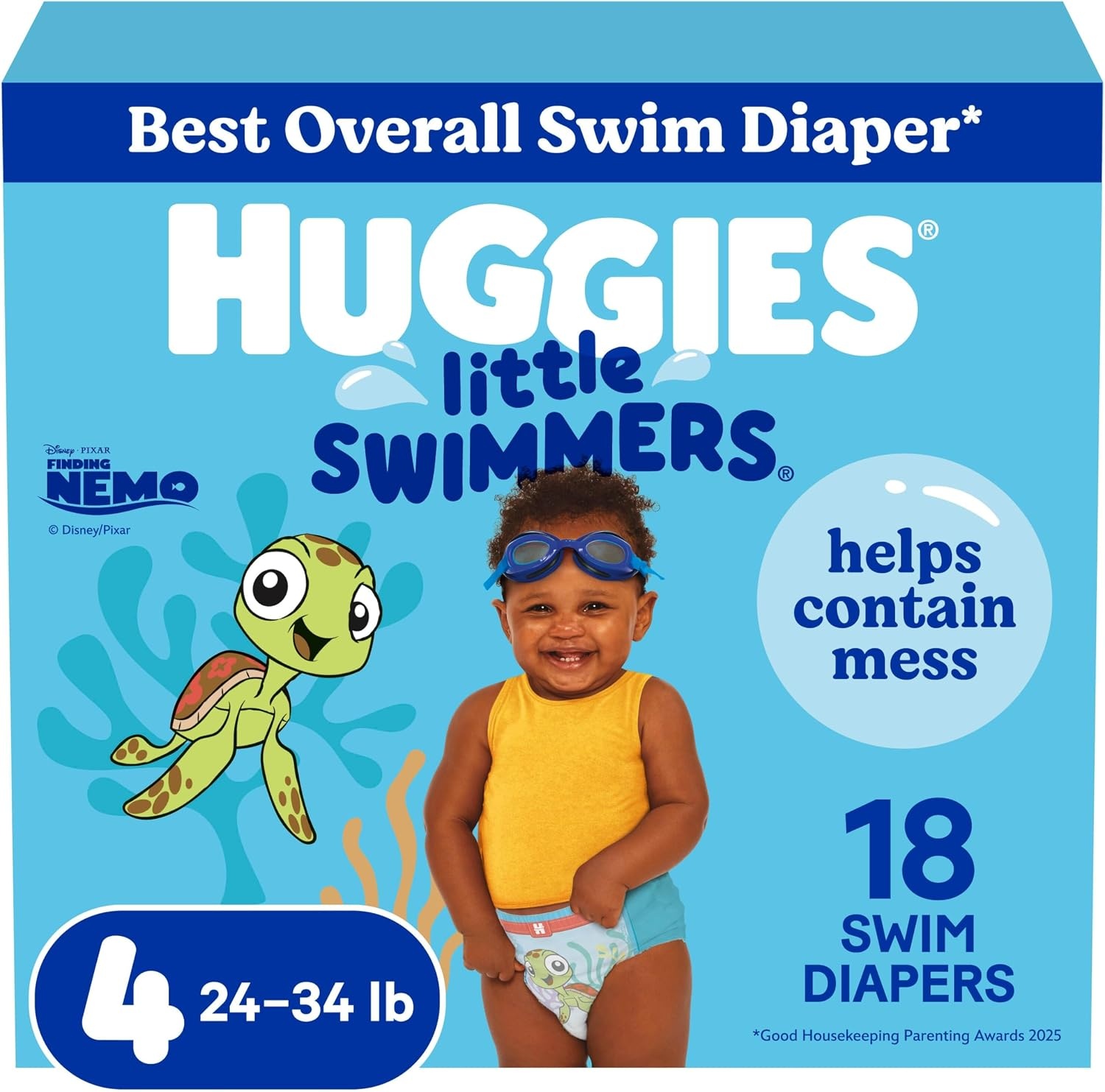 image:imageHuggies Little Swimmers Swim Diapers Size 56 17 CountSize 4