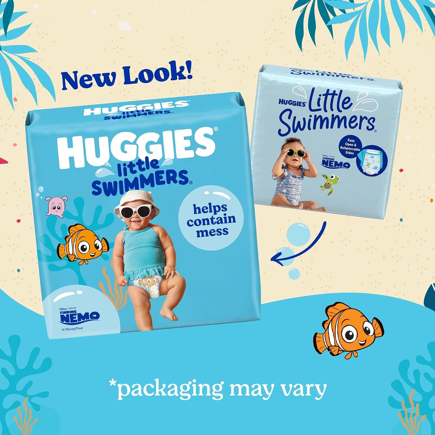image:imageHuggies Little Swimmers Swim Diapers Size 56 17 CountSize 56