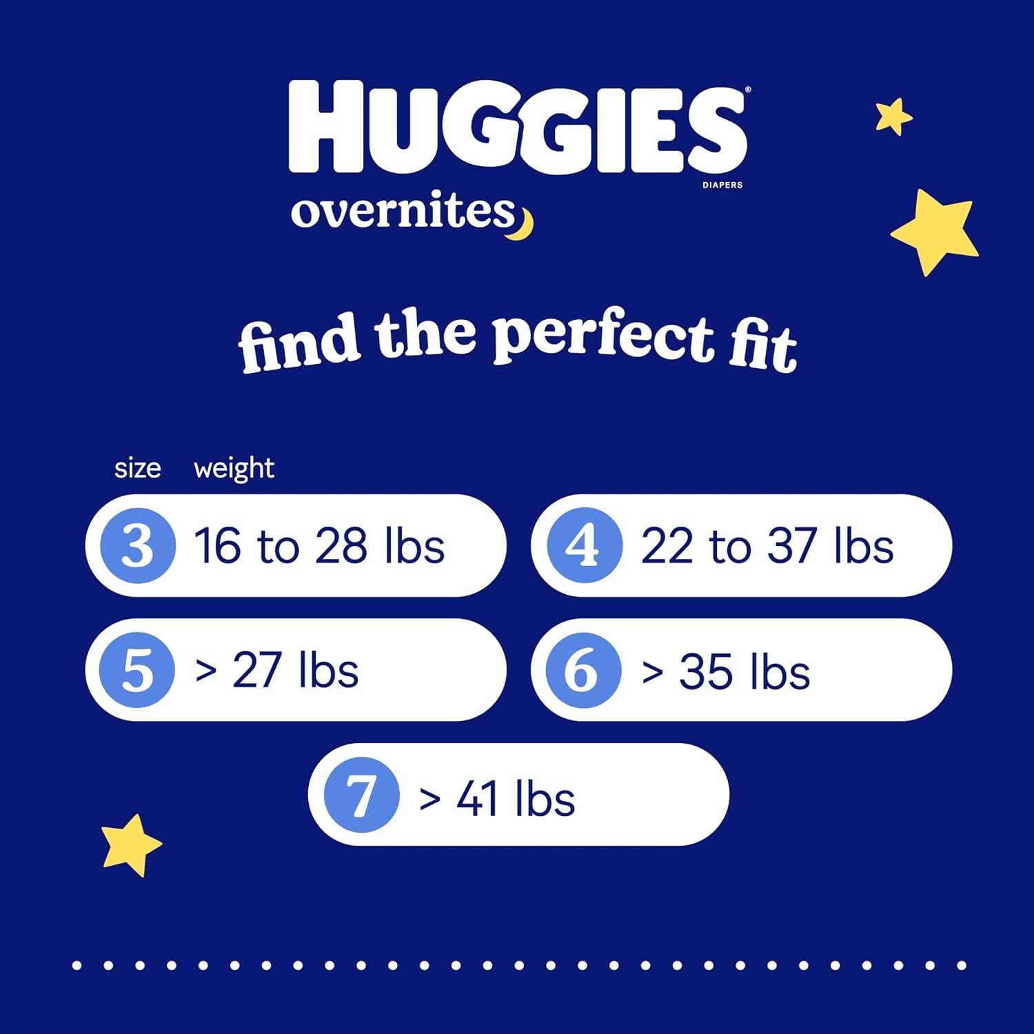 image:imageHuggies Overnites Diapers Size 4 100 CountSize 5