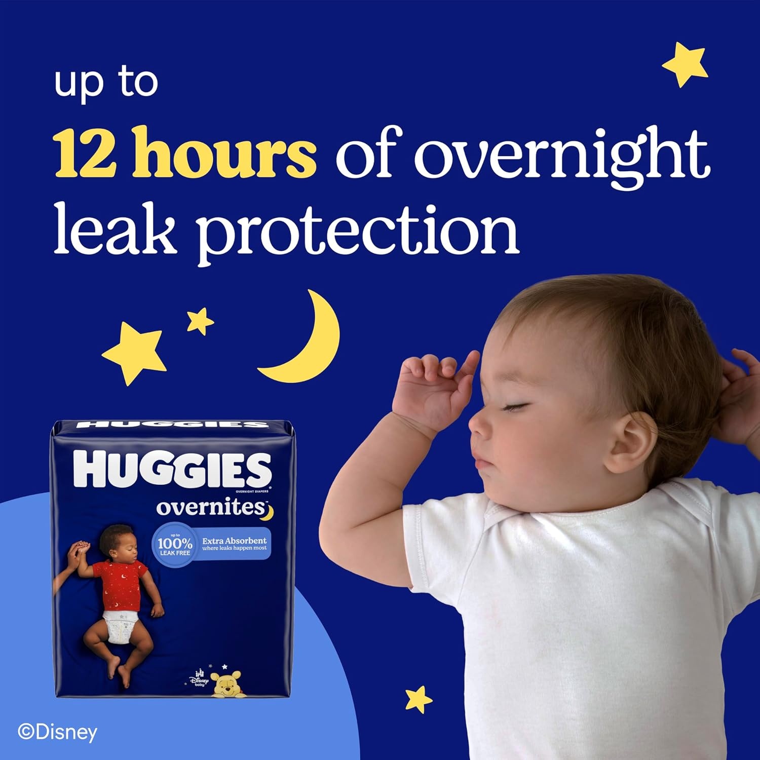 image:imageHuggies Overnites Diapers Size 4 100 CountSize 5