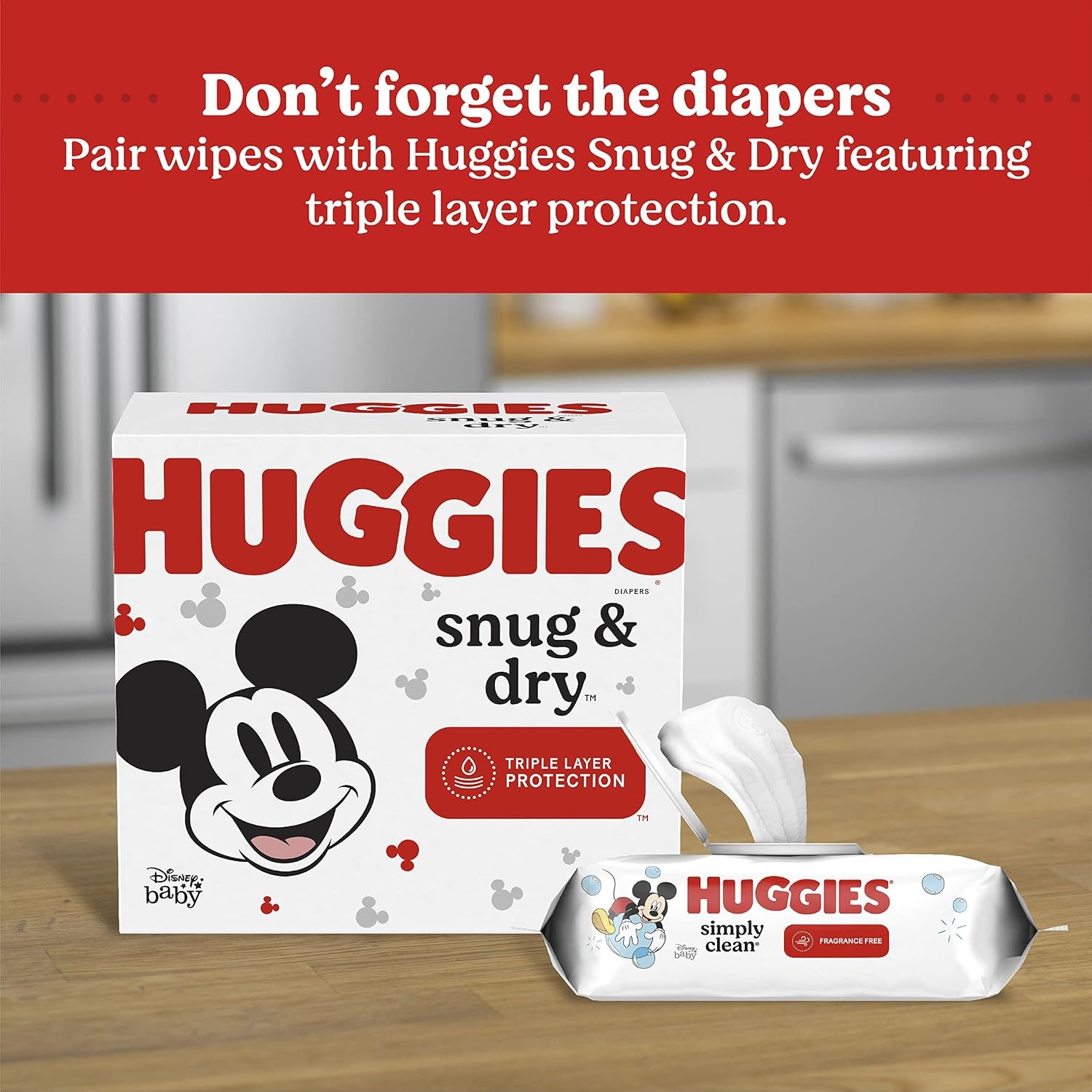 image:imageHuggies Simply Clean Baby Wipes Unscented 11 Packs 704 Wipes576 Count Pack of 1