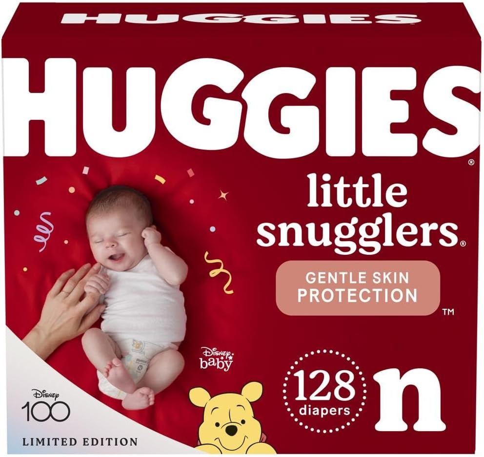 image:imageHuggies Size 3 Diapers Little Snugglers Baby Diapers Size 3 1628 lbs 168 Count 6 Packs of 28 Packaging May VaryNewborn