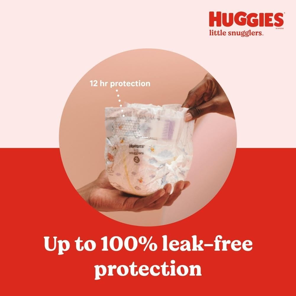 image:imageHuggies Size 3 Diapers Little Snugglers Baby Diapers Size 3 1628 lbs 168 Count 6 Packs of 28 Packaging May VaryNewborn