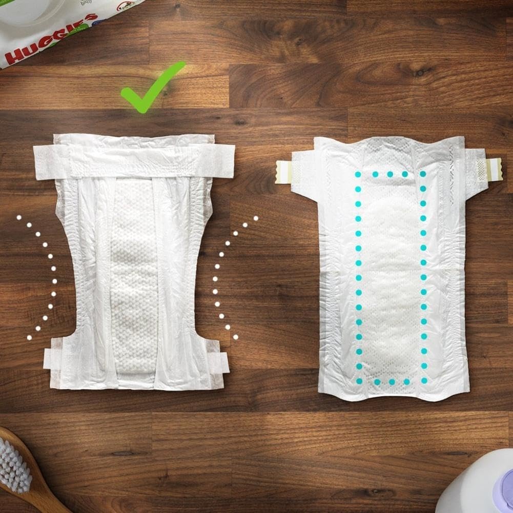 image:imageHuggies Size 3 Diapers Little Snugglers Baby Diapers Size 3 1628 lbs 168 Count 6 Packs of 28 Packaging May VaryNewborn