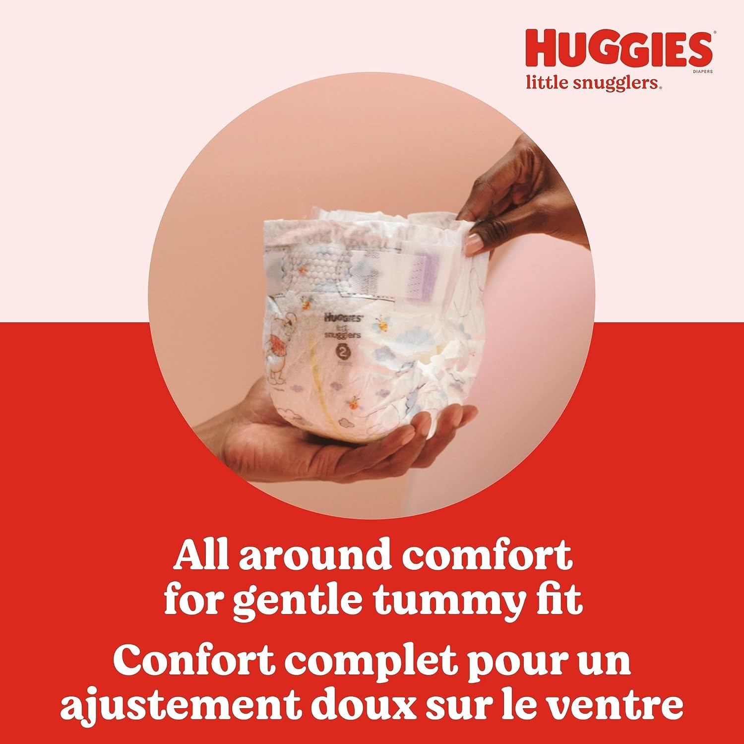 image:imageHuggies Size 3 Diapers Little Snugglers Baby Diapers Size 3 1628 lbs 168 Count 6 Packs of 28 Packaging May VarySize 1