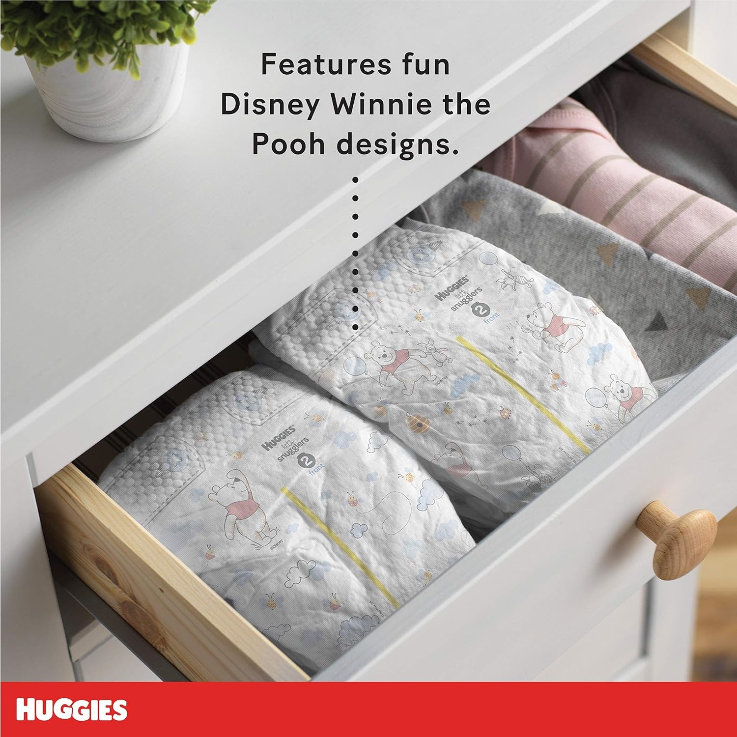 image:imageHuggies Size 3 Diapers Little Snugglers Baby Diapers Size 3 1628 lbs 168 Count 6 Packs of 28 Packaging May VarySize 1