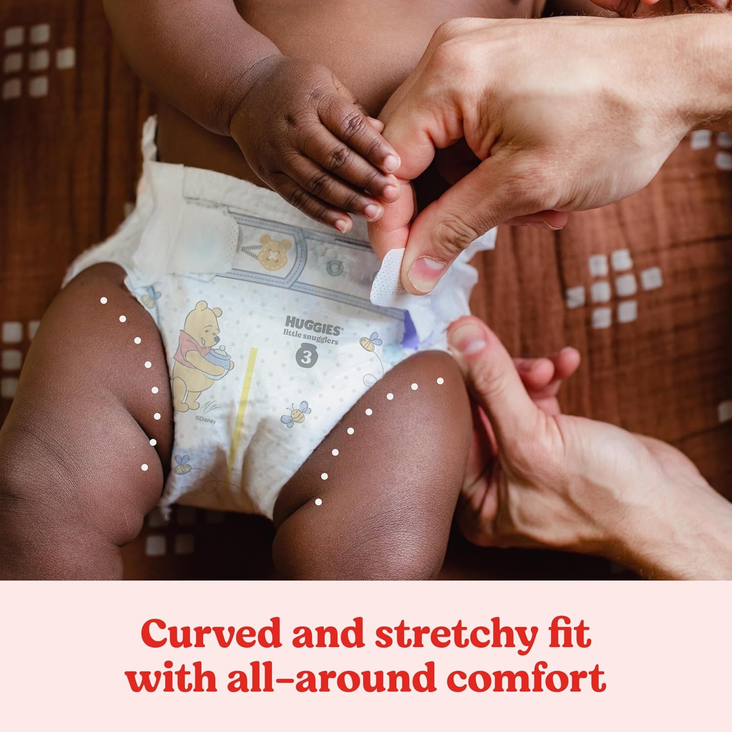 image:imageHuggies Size 3 Diapers Little Snugglers Baby Diapers Size 3 1628 lbs 168 Count 6 Packs of 28 Packaging May VarySize 1