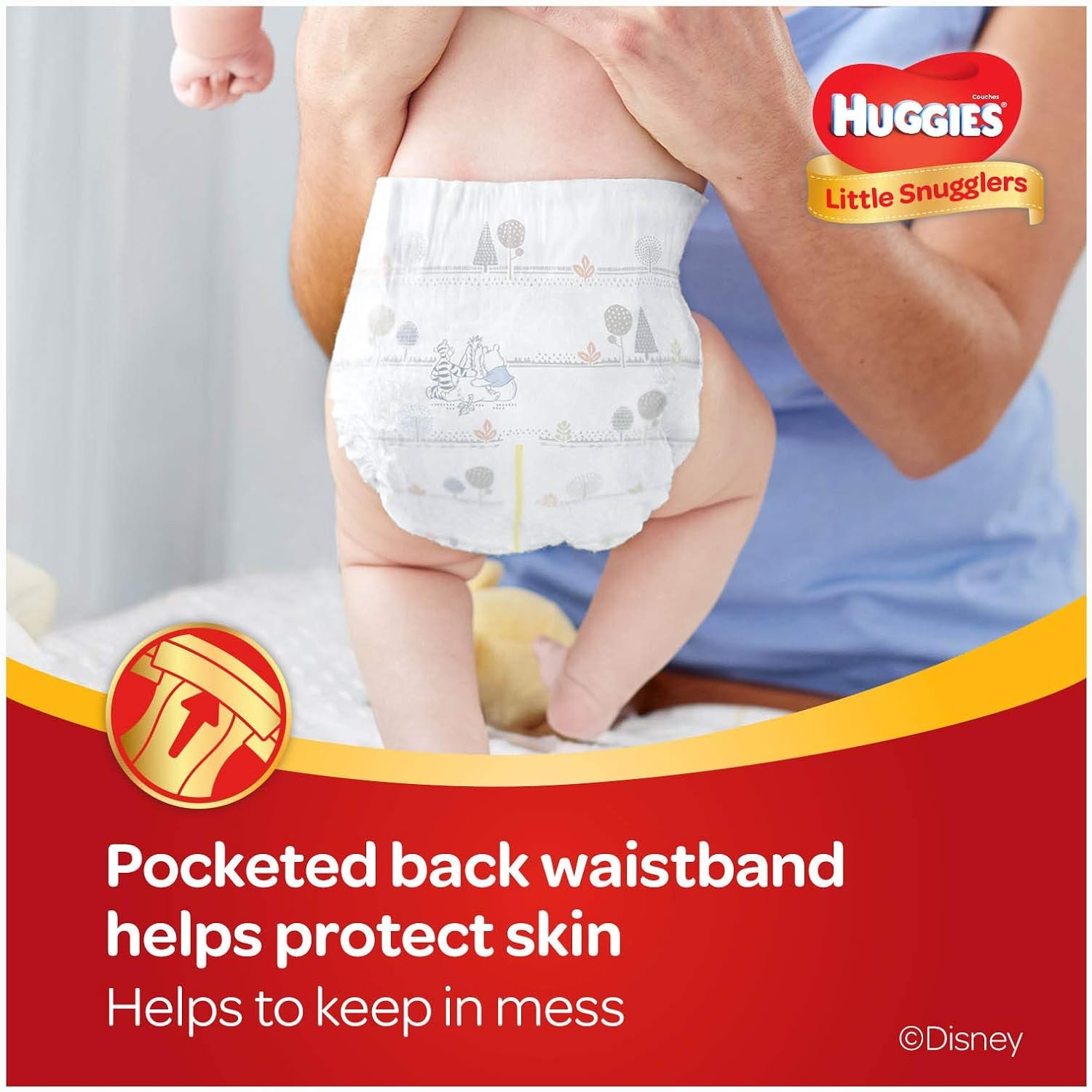 image:imageHuggies Size 3 Diapers Little Snugglers Baby Diapers Size 3 1628 lbs 168 Count 6 Packs of 28 Packaging May VarySize 1
