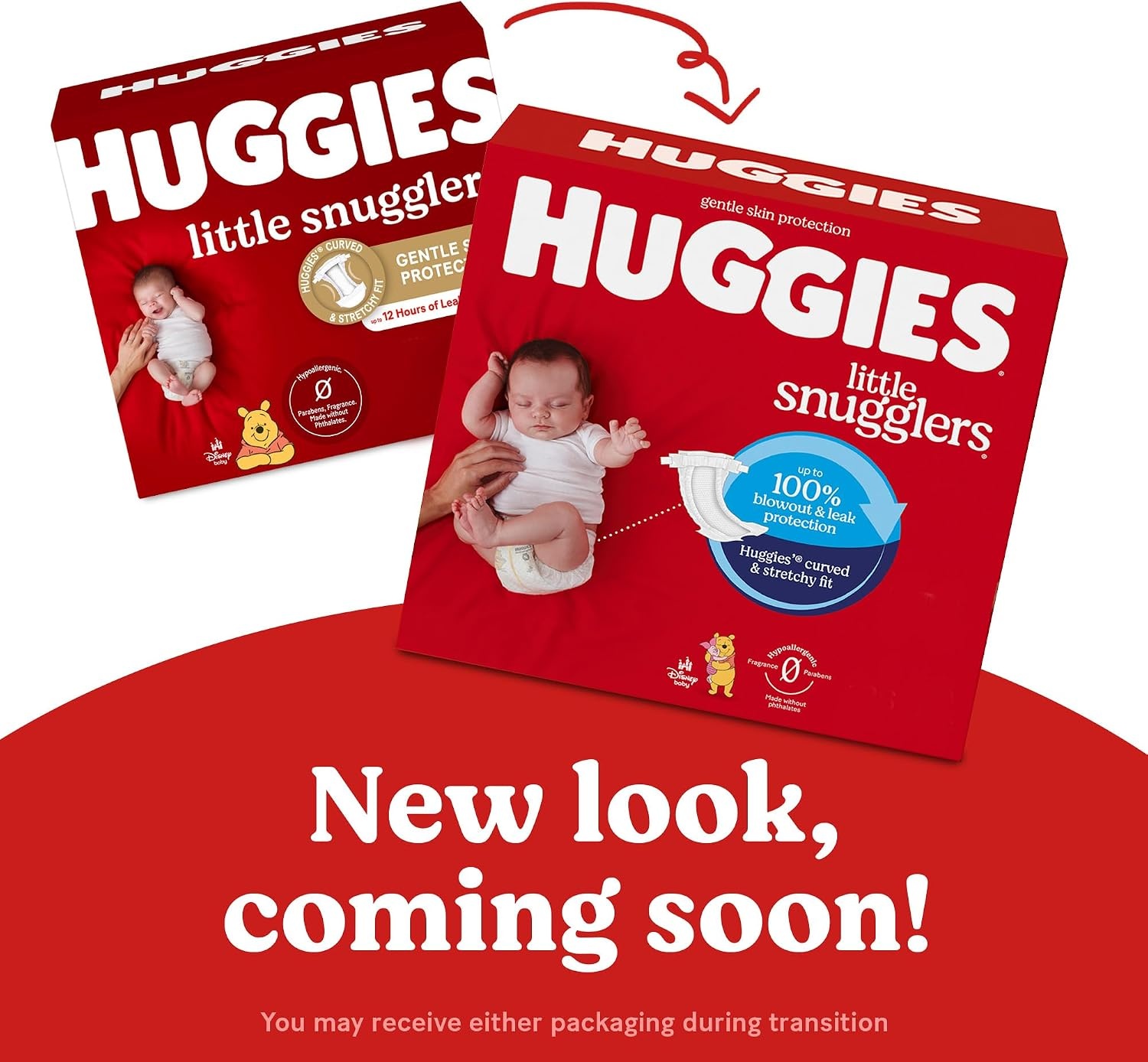 image:imageHuggies Size 3 Diapers Little Snugglers Baby Diapers Size 3 1628 lbs 168 Count 6 Packs of 28 Packaging May VarySize 1