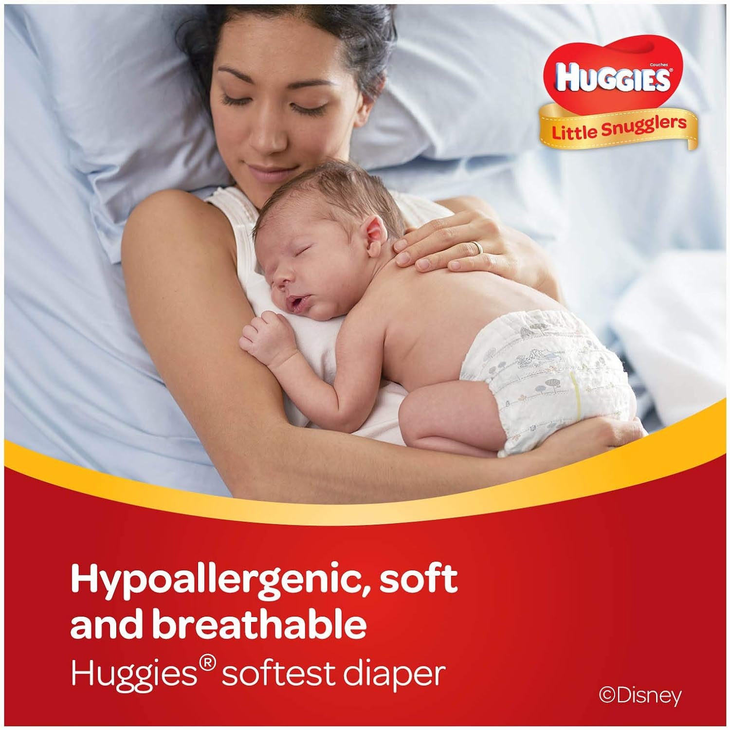 image:imageHuggies Size 3 Diapers Little Snugglers Baby Diapers Size 3 1628 lbs 168 Count 6 Packs of 28 Packaging May VarySize 1