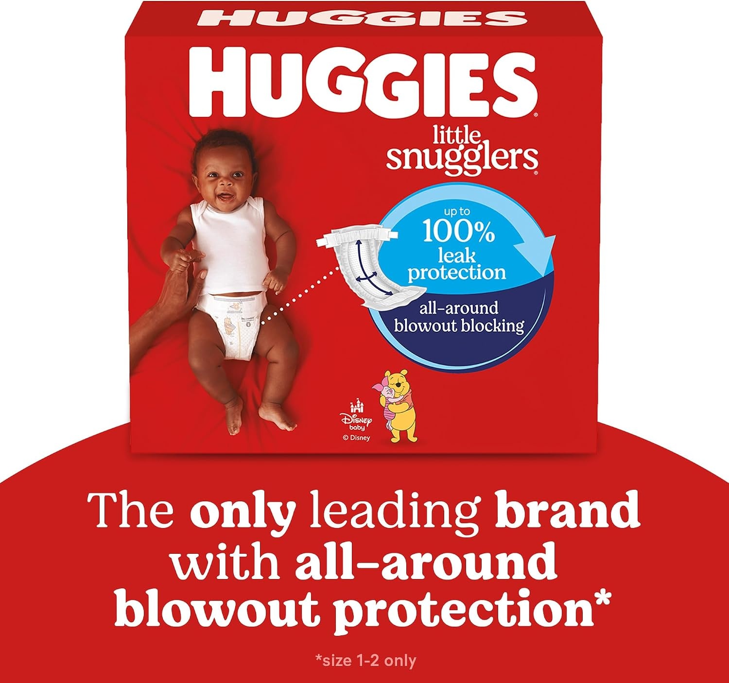 image:imageHuggies Size 3 Diapers Little Snugglers Baby Diapers Size 3 1628 lbs 168 Count 6 Packs of 28 Packaging May VarySize 3