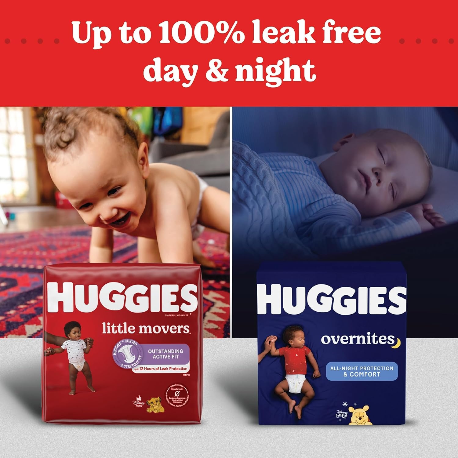image:imageHuggies Size 8 Diapers Little Movers Baby Diapers Size 8 46 lbs 62 CountSize 3