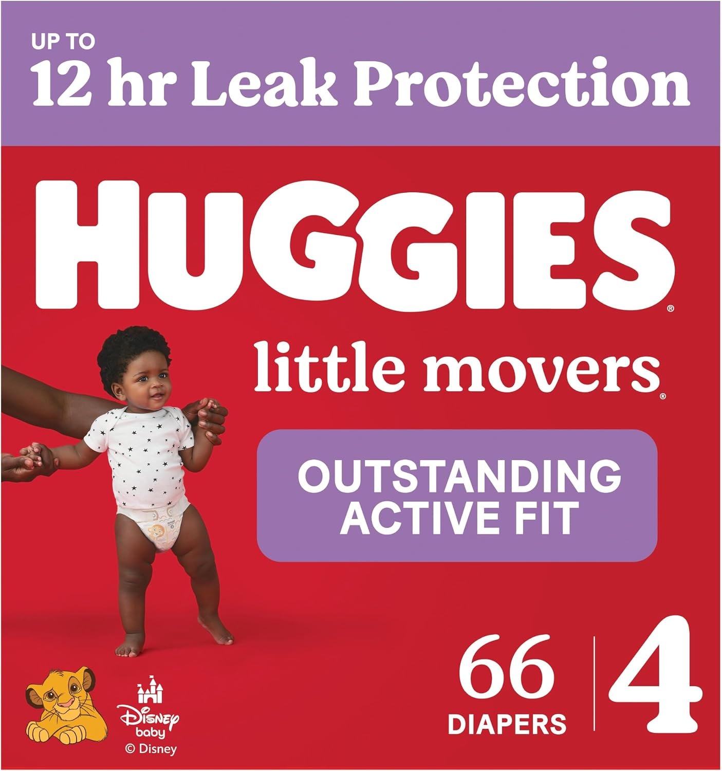 image:imageHuggies Size 8 Diapers Little Movers Baby Diapers Size 8 46 lbs 62 CountSize 4