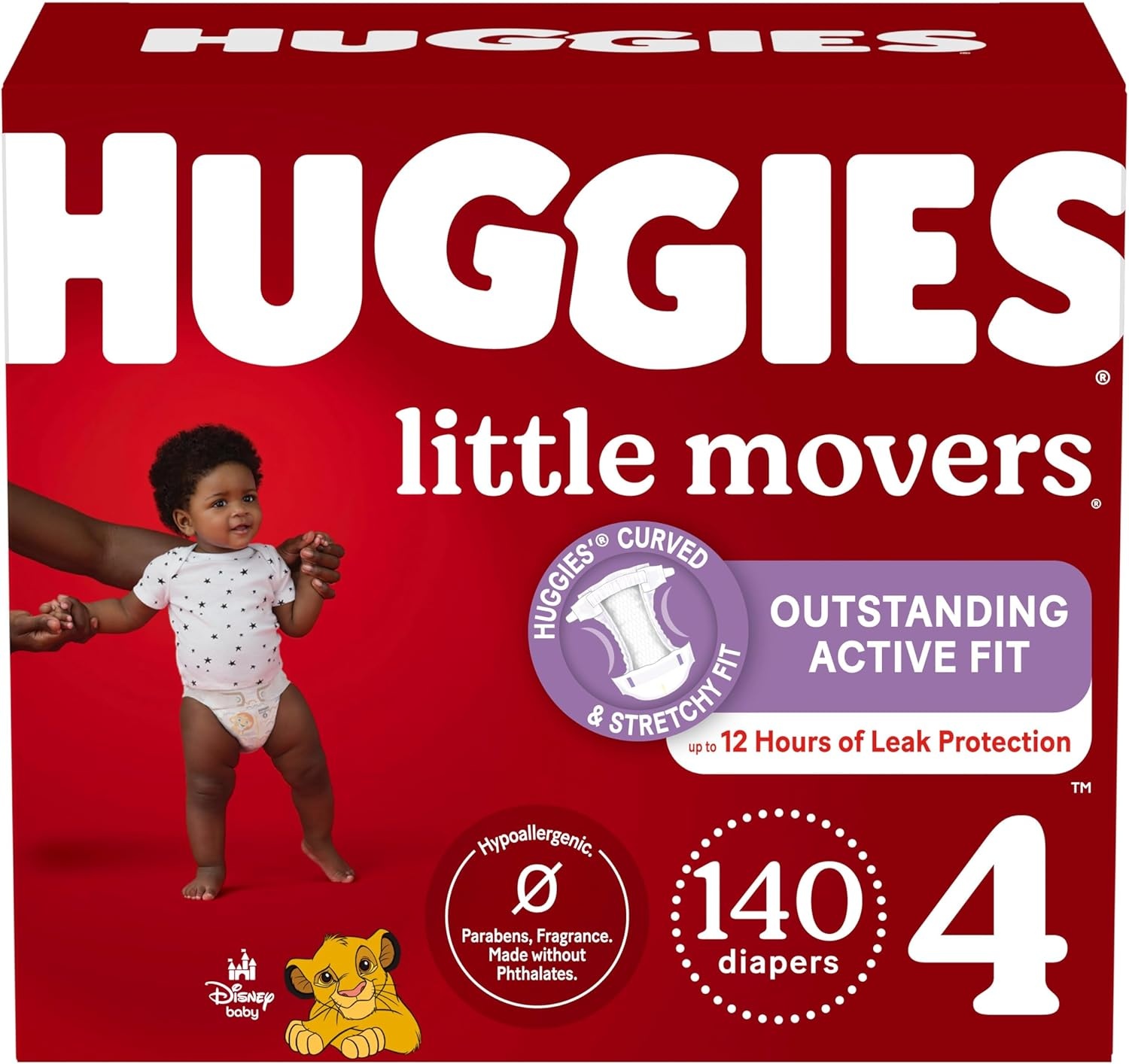 image:imageHuggies Size 8 Diapers Little Movers Baby Diapers Size 8 46 lbs 62 CountSize 4