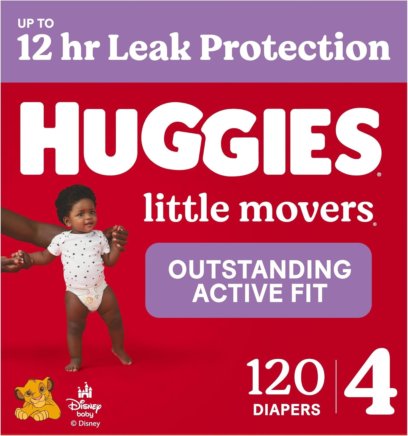 image:imageHuggies Size 8 Diapers Little Movers Baby Diapers Size 8 46 lbs 62 CountSize 4