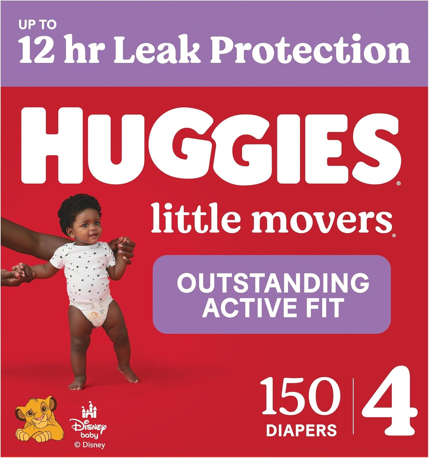 image:imageHuggies Size 8 Diapers Little Movers Baby Diapers Size 8 46 lbs 62 CountSize 4