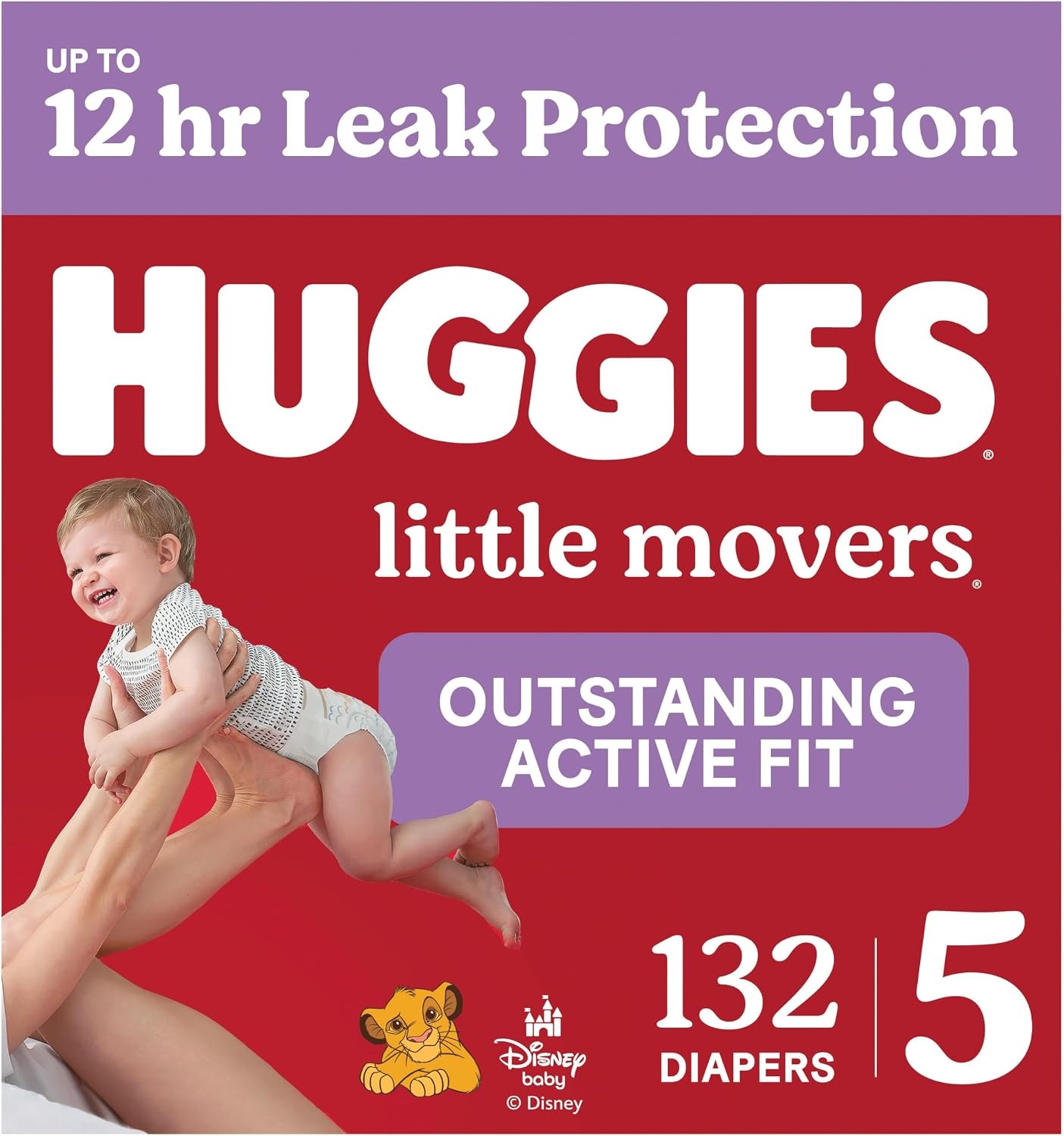 image:imageHuggies Size 8 Diapers Little Movers Baby Diapers Size 8 46 lbs 62 CountSize 5