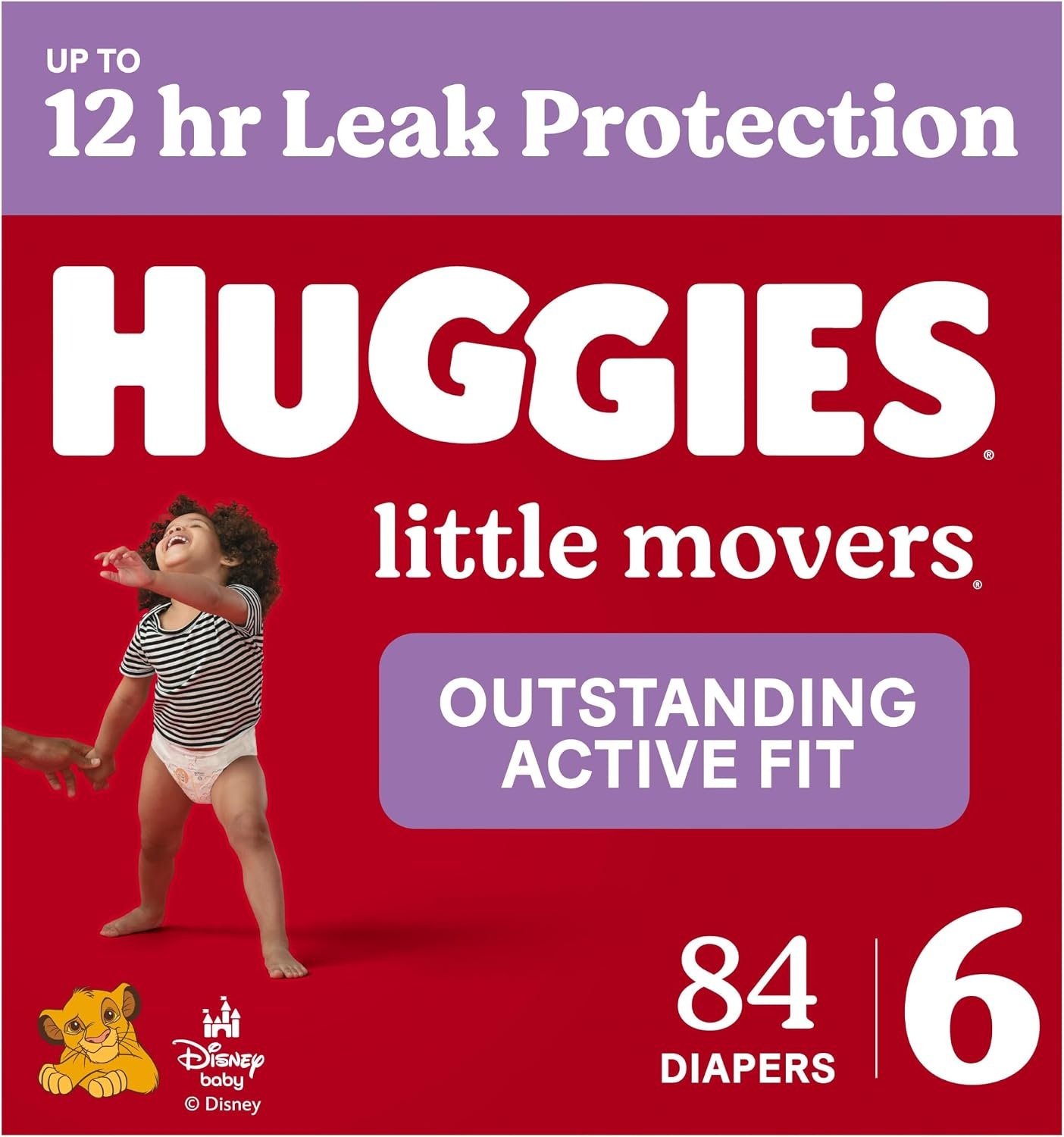 image:imageHuggies Size 8 Diapers Little Movers Baby Diapers Size 8 46 lbs 62 CountSize 6