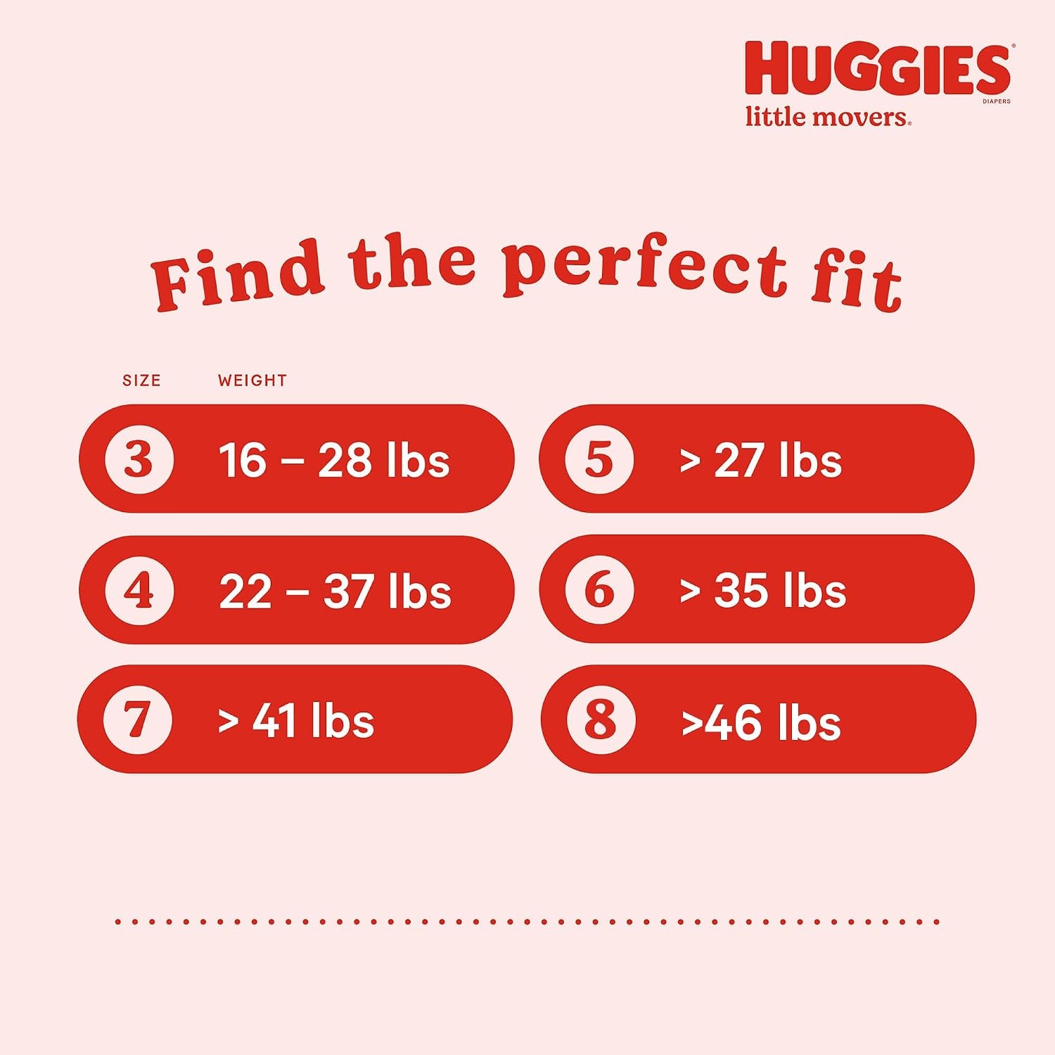 image:imageHuggies Size 8 Diapers Little Movers Baby Diapers Size 8 46 lbs 62 CountSize 8