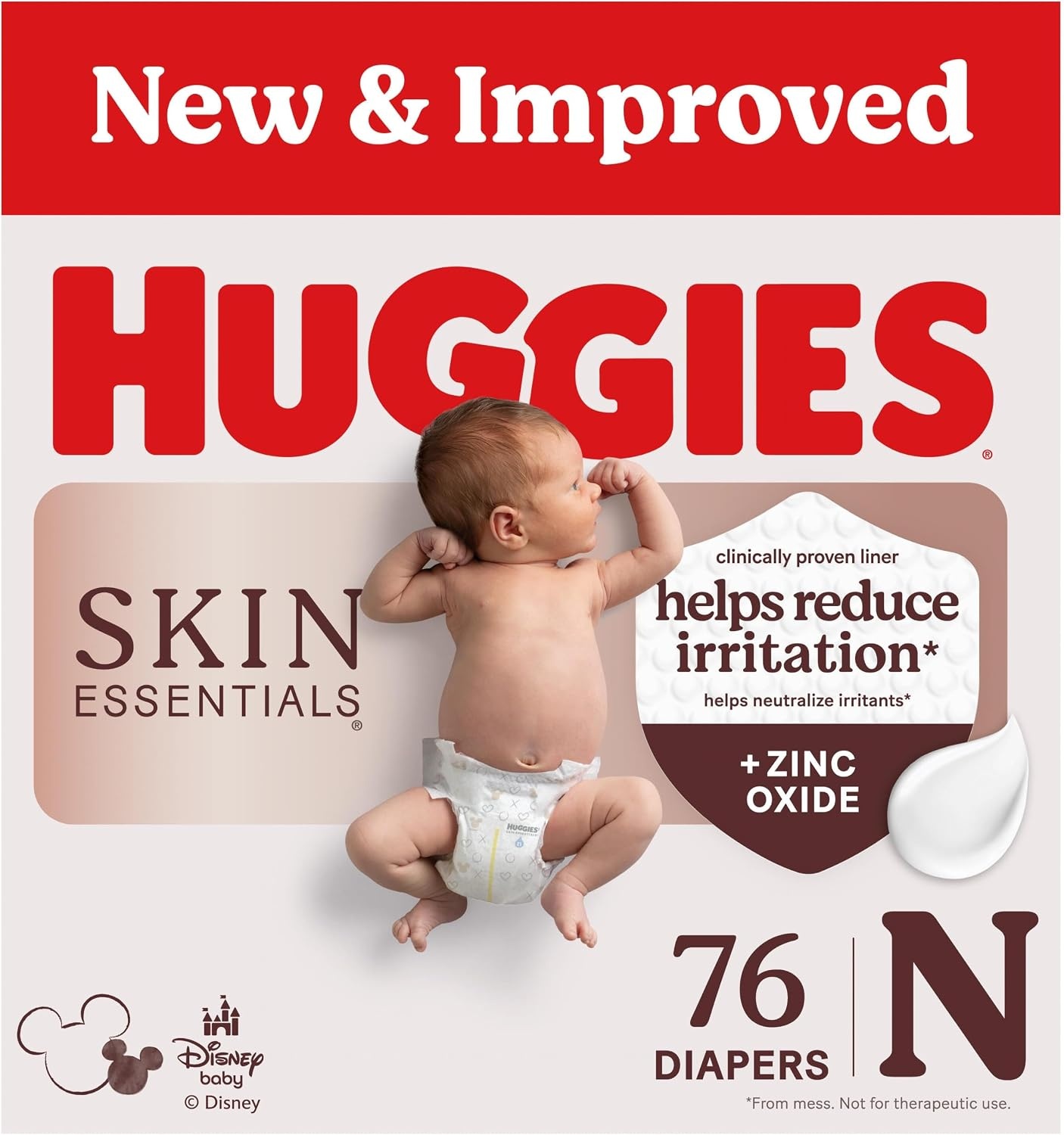 image:imageHuggies Skin Essentials Diapers Size 1 84 CountNewborn