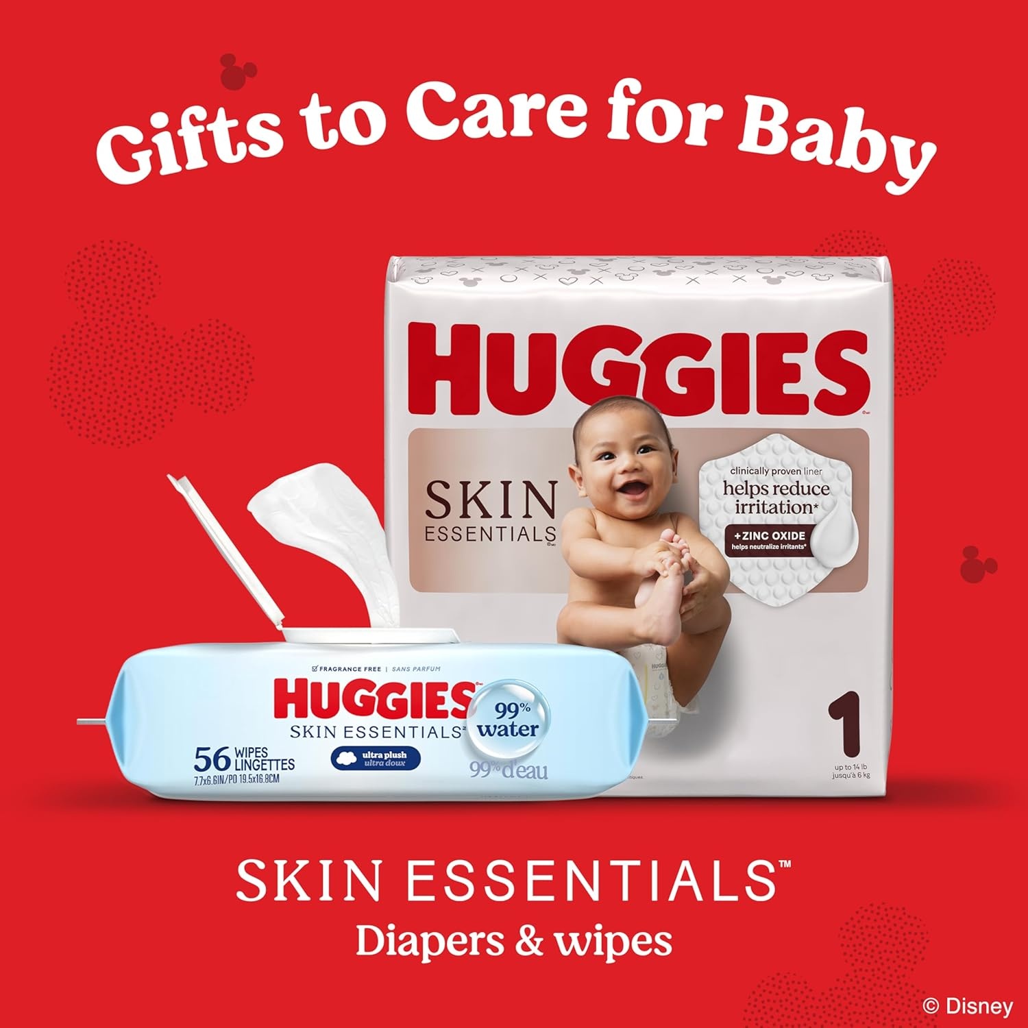image:imageHuggies Skin Essentials Diapers Size 1 84 CountOne Size