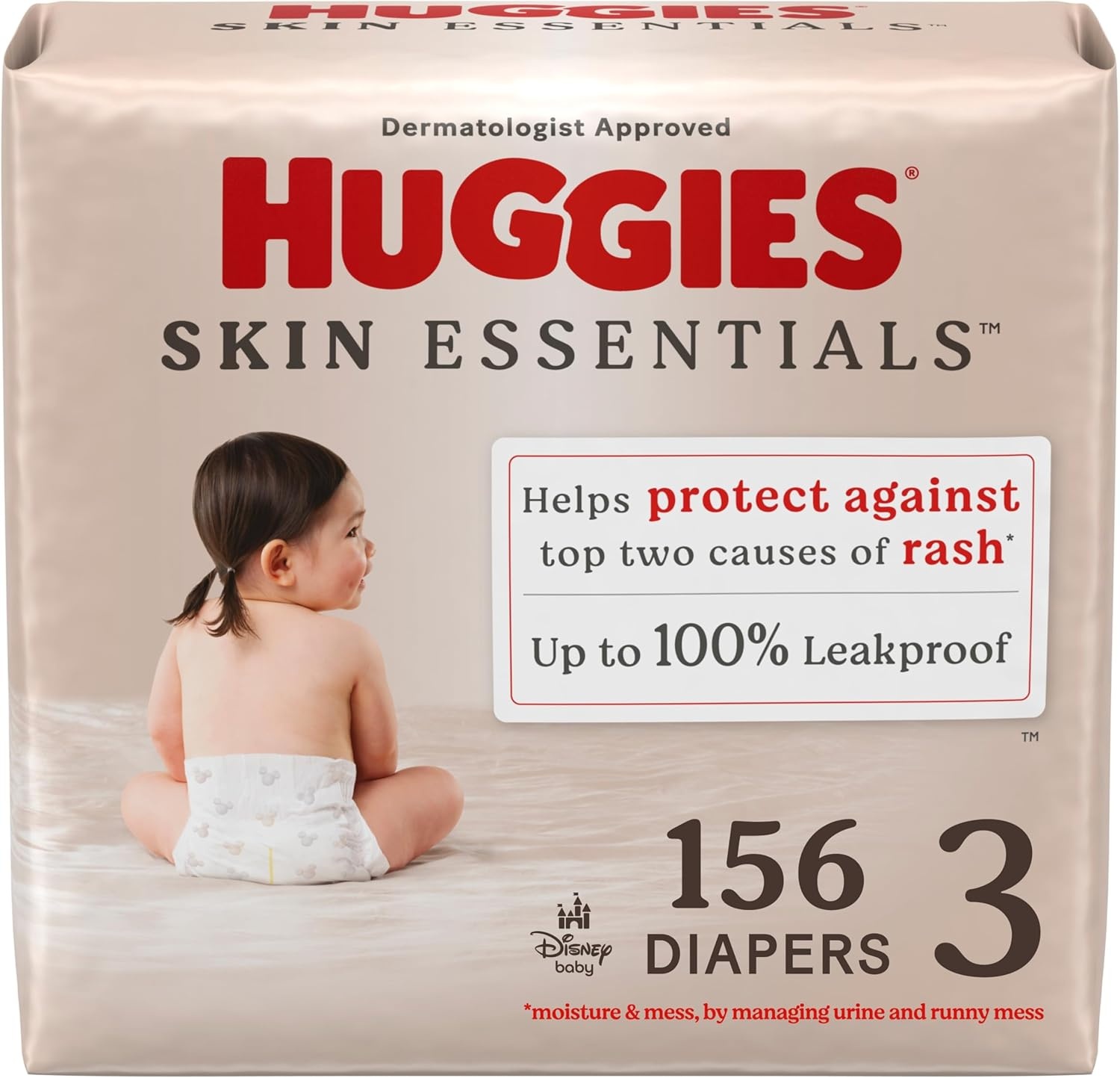 image:imageHuggies Skin Essentials Diapers Size 1 84 CountSize 3