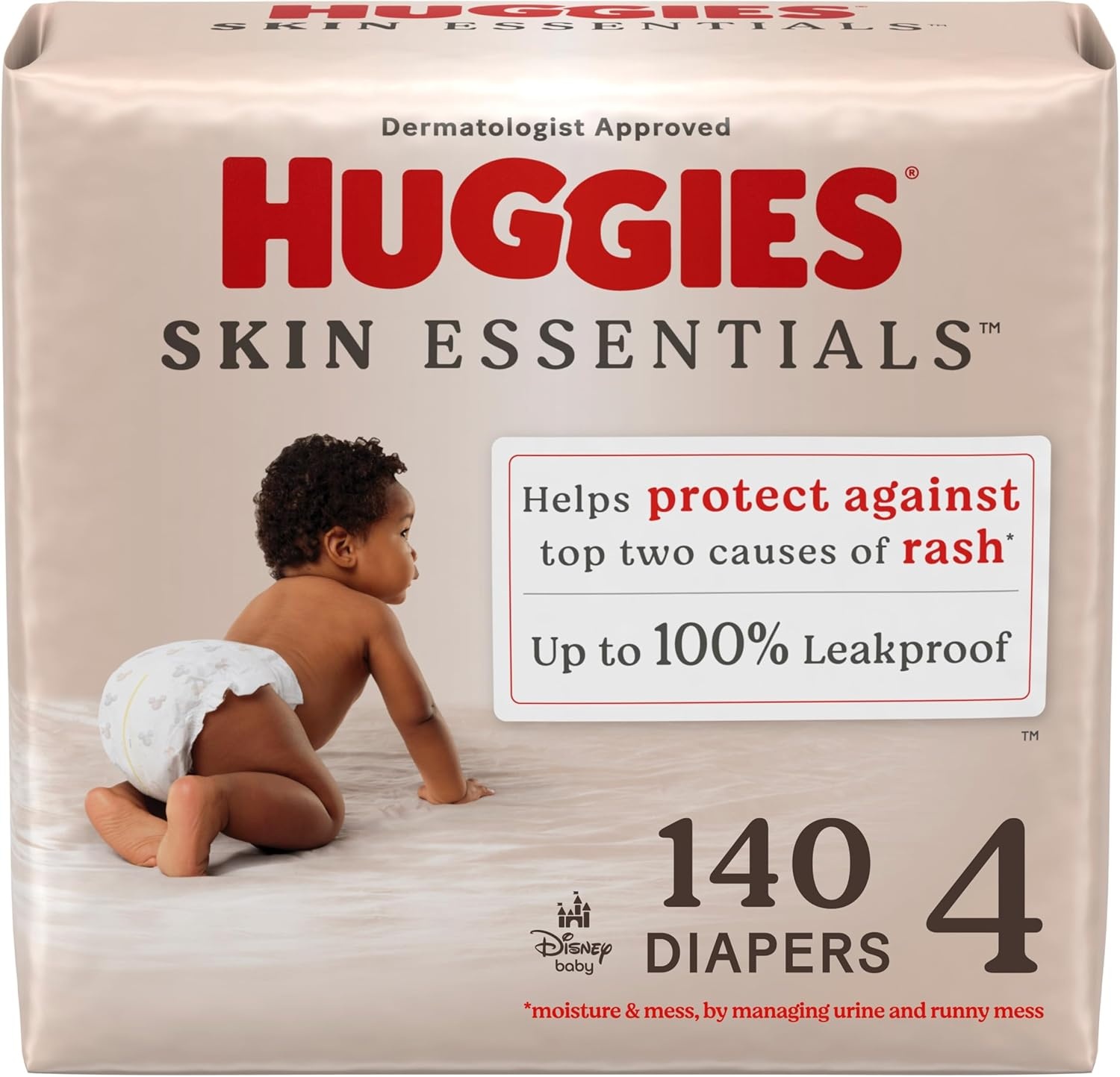 image:imageHuggies Skin Essentials Diapers Size 1 84 CountSize 4