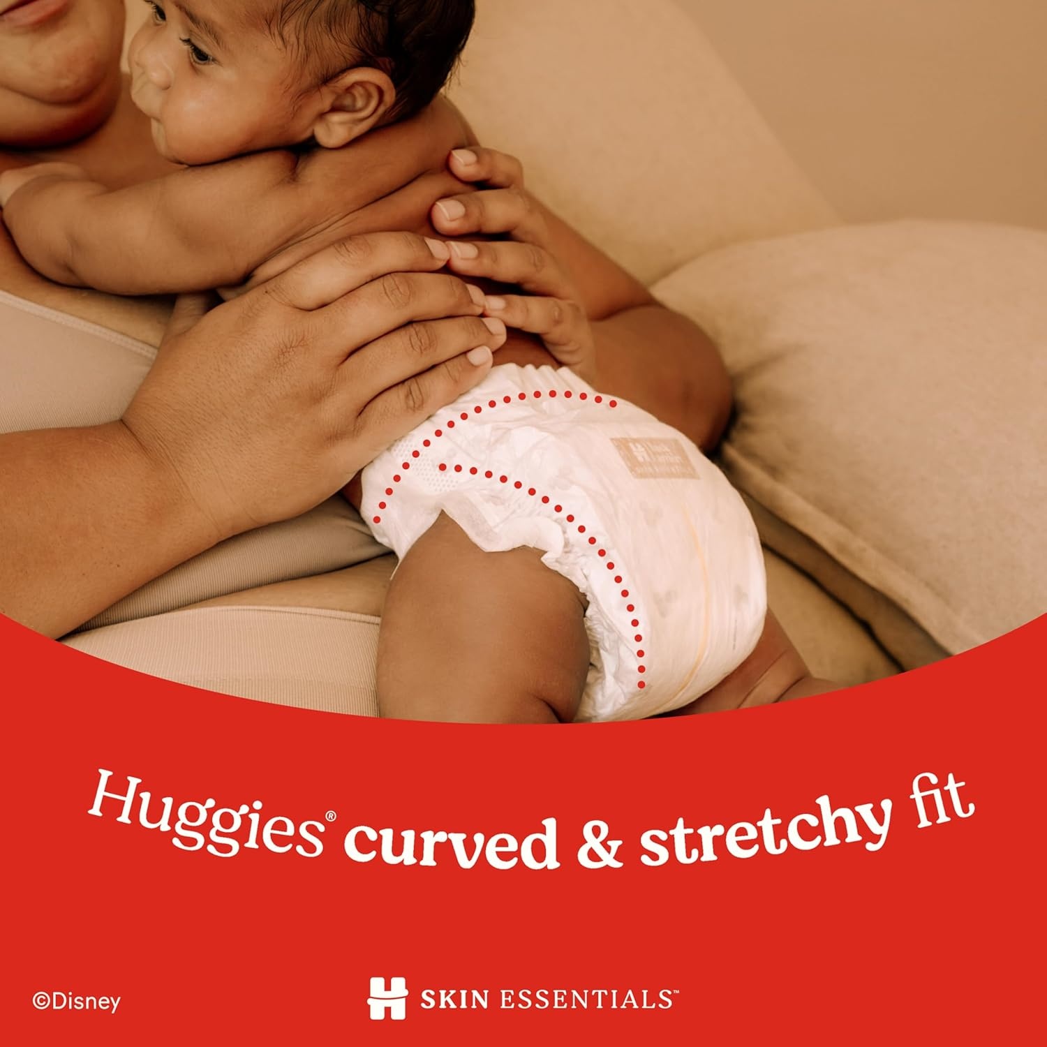 image:imageHuggies Skin Essentials Diapers Size 1 84 CountSize 4