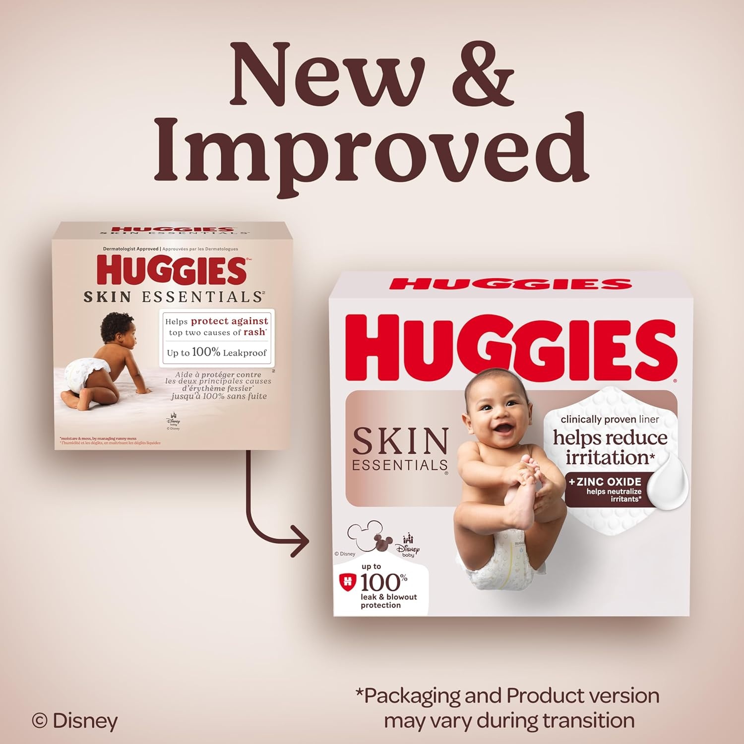 image:imageHuggies Skin Essentials Diapers Size 1 84 CountSize 4