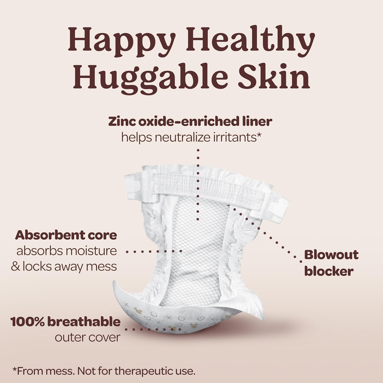 image:imageHuggies Skin Essentials Diapers Size 1 84 CountSize 4