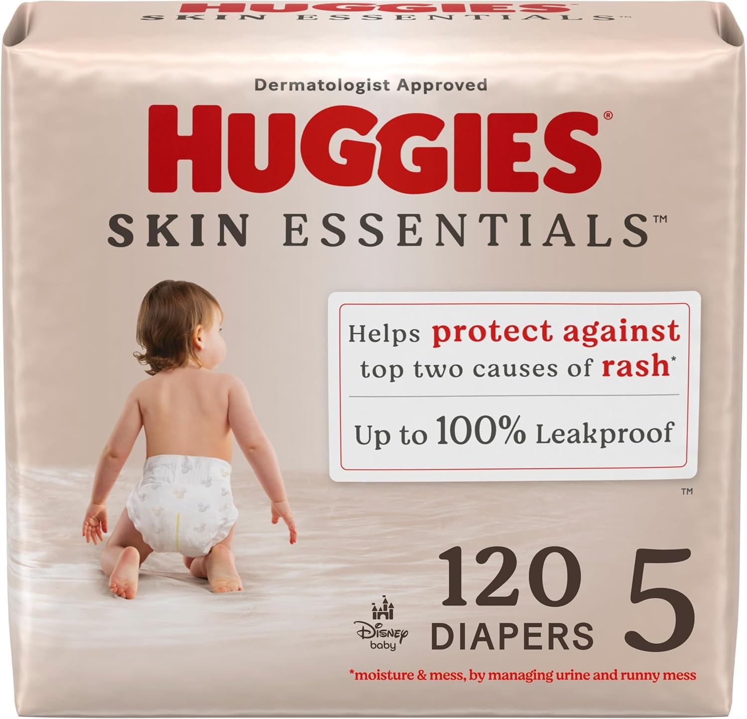 image:imageHuggies Skin Essentials Diapers Size 1 84 CountSize 5