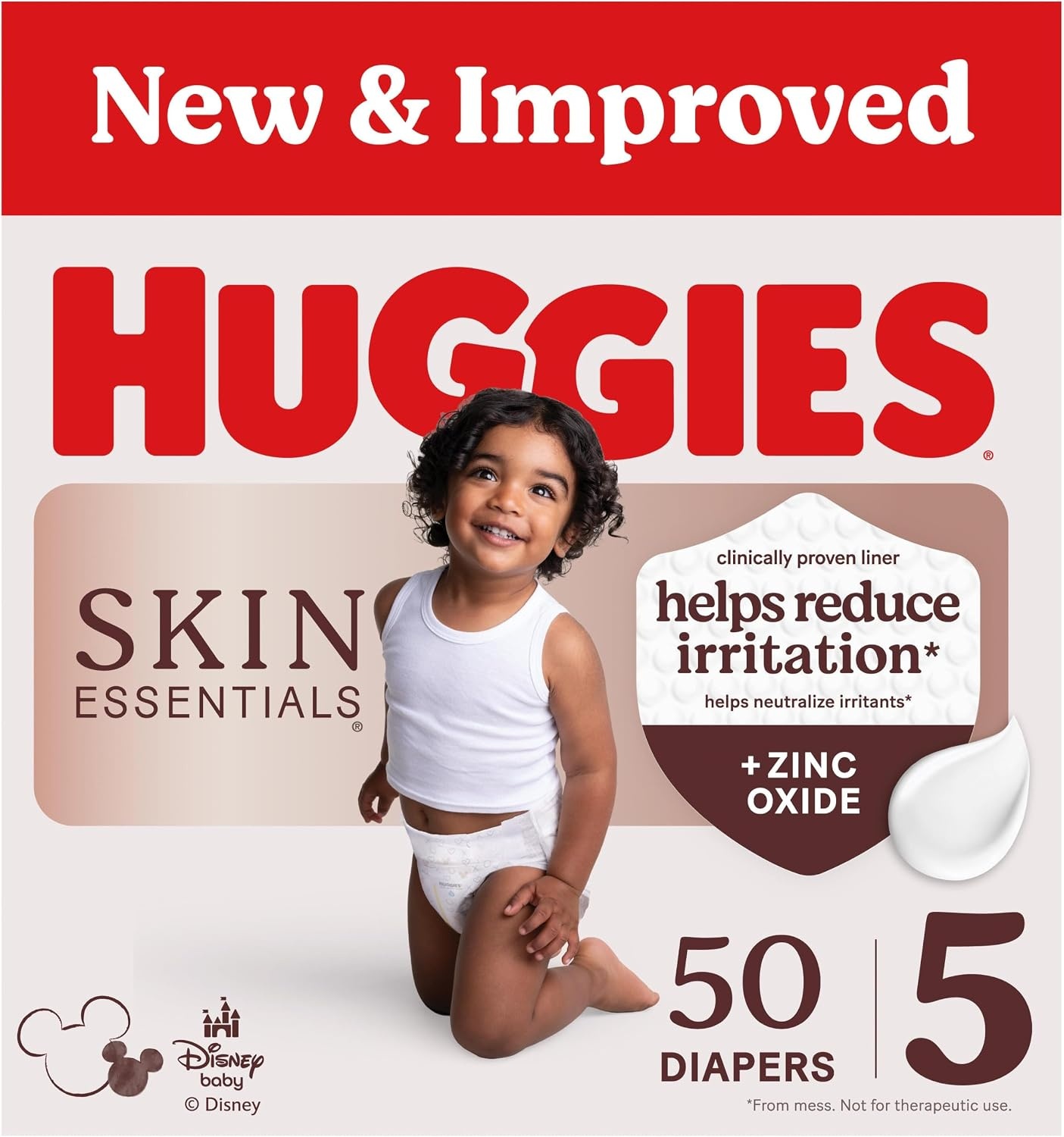 image:imageHuggies Skin Essentials Diapers Size 1 84 CountSize 5