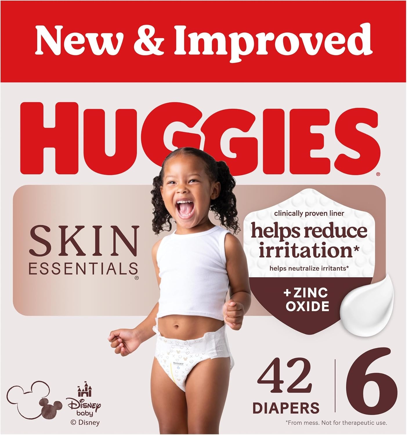 image:imageHuggies Skin Essentials Diapers Size 1 84 CountSize 6