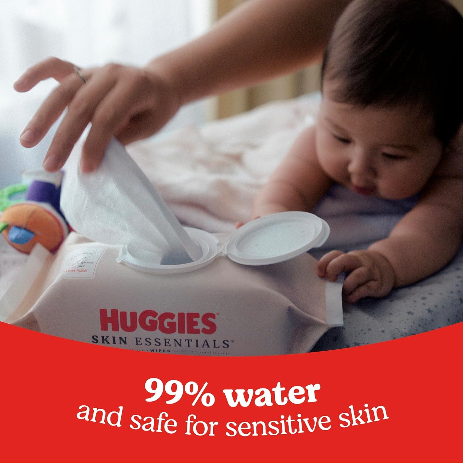 image:imageHuggies Skin Essentials Diapers and Wipes BundleSize 1 Size 2