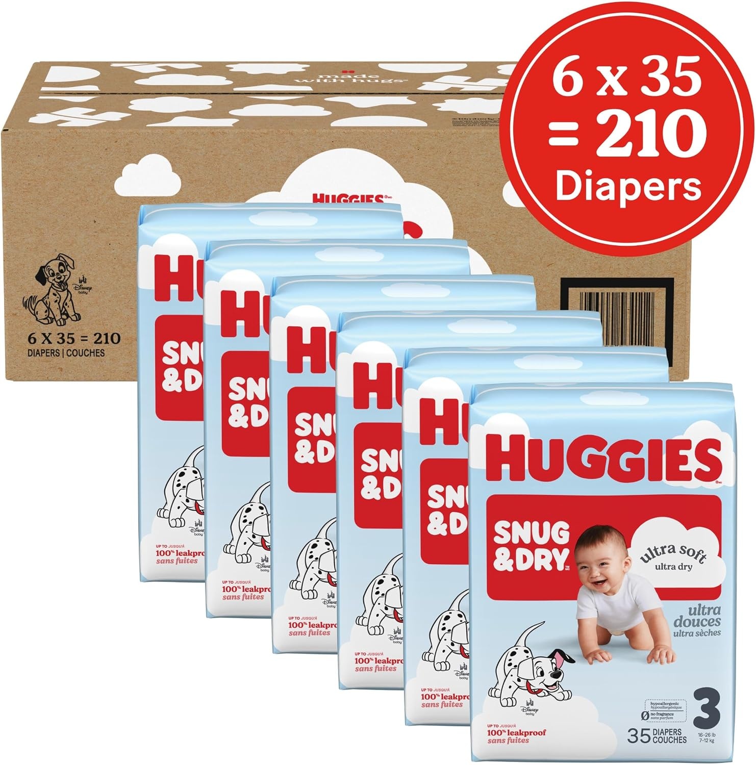 image:imageHuggies Snug amp Dry Diapers Size 8 96 CountSize 3