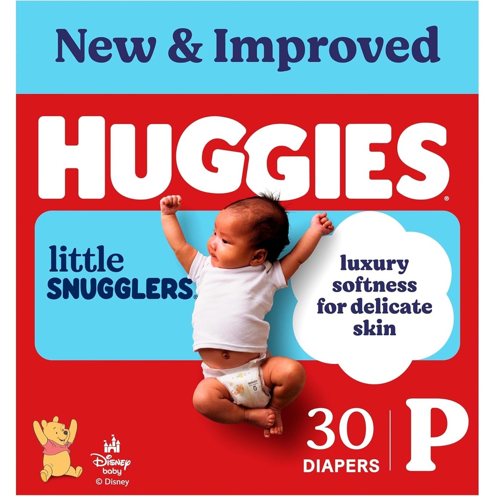 image:imageHuggies Size 3 Diapers Little Snugglers Baby Diapers Size 3 1628 lbs 168 Count 6 Packs of 28 Packaging May VaryPreemie