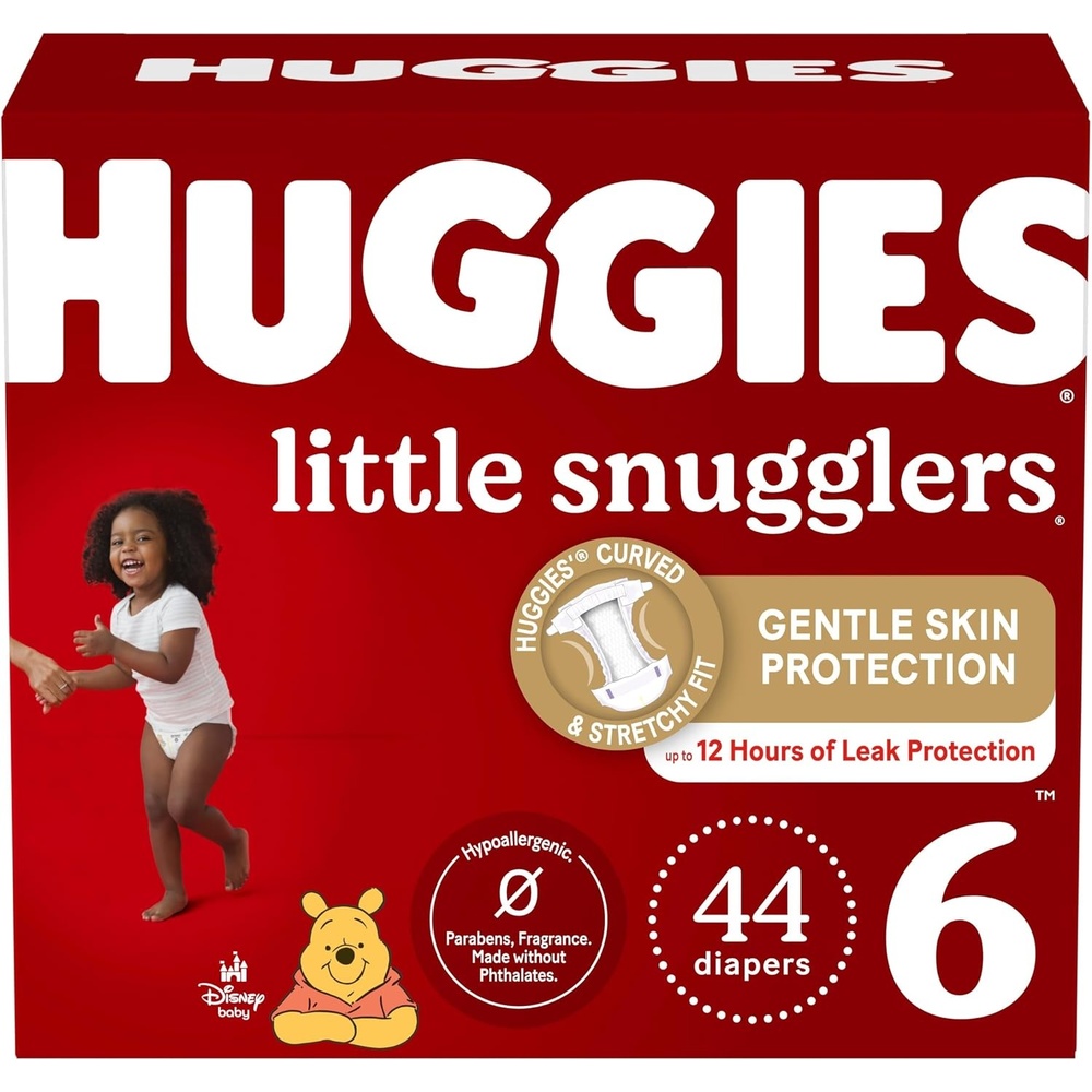 image:imageHuggies Size 3 Diapers Little Snugglers Baby Diapers Size 3 1628 lbs 168 Count 6 Packs of 28 Packaging May VarySize 6