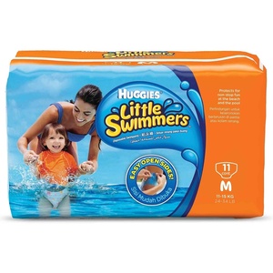 Huggies Little Swimmers Swim Diapers Size 5-6, 17 Count(Size 4)
