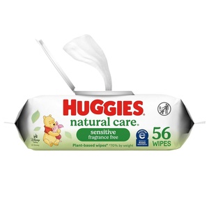 Huggies Natural Care Sensitive Baby Wipes, Unscented, 24 Packs, 1344 Wipes(56 Count (Pack of 1))