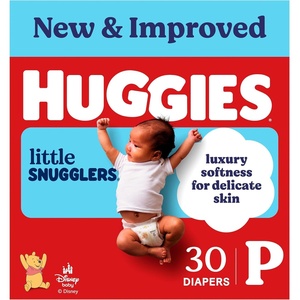 Huggies Size 3 Diapers, Little Snugglers Baby Diapers, Size 3 (16-28 lbs), 168 Count (6 Packs of 28), Packaging May Vary(Preemie)