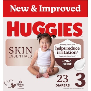 Huggies Skin Essentials Diapers Size 1, 84 Count(Size 3)