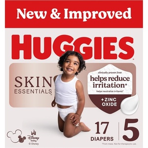 Huggies Skin Essentials Diapers Size 1, 84 Count(Size 5)