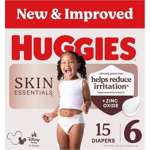 Huggies Skin Essentials Diapers Size 1, 84 Count(Size 6)