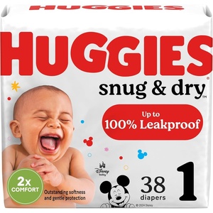 Huggies Snug & Dry Diapers Size 8, 96 Count(Size 1)