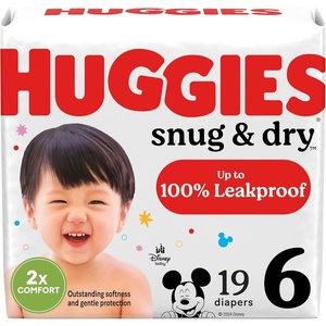 Huggies Snug & Dry Diapers Size 8, 96 Count(Size 6)
