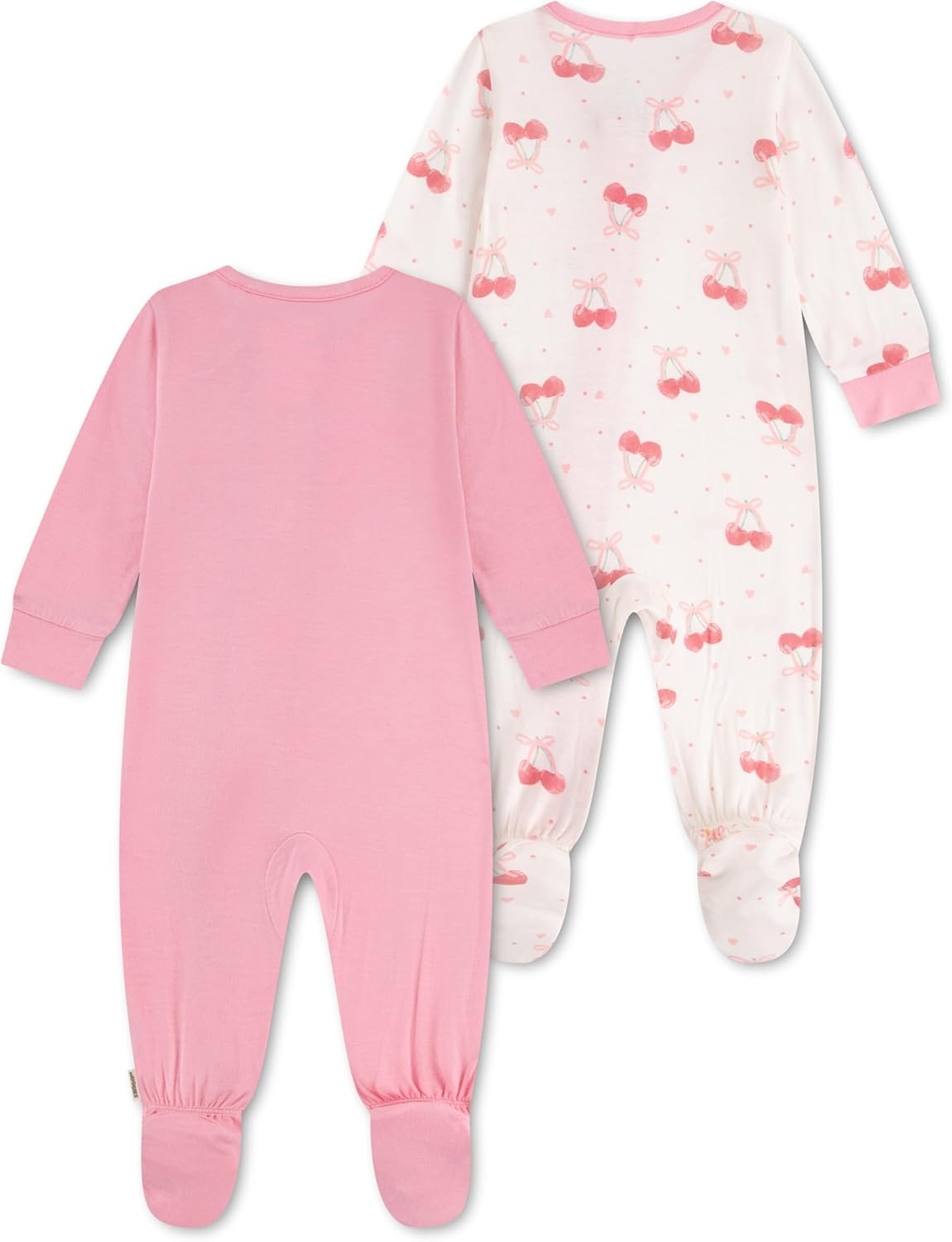 image:imageHUGGIES Baby 2pack Footed CoverallPeonyFlorals